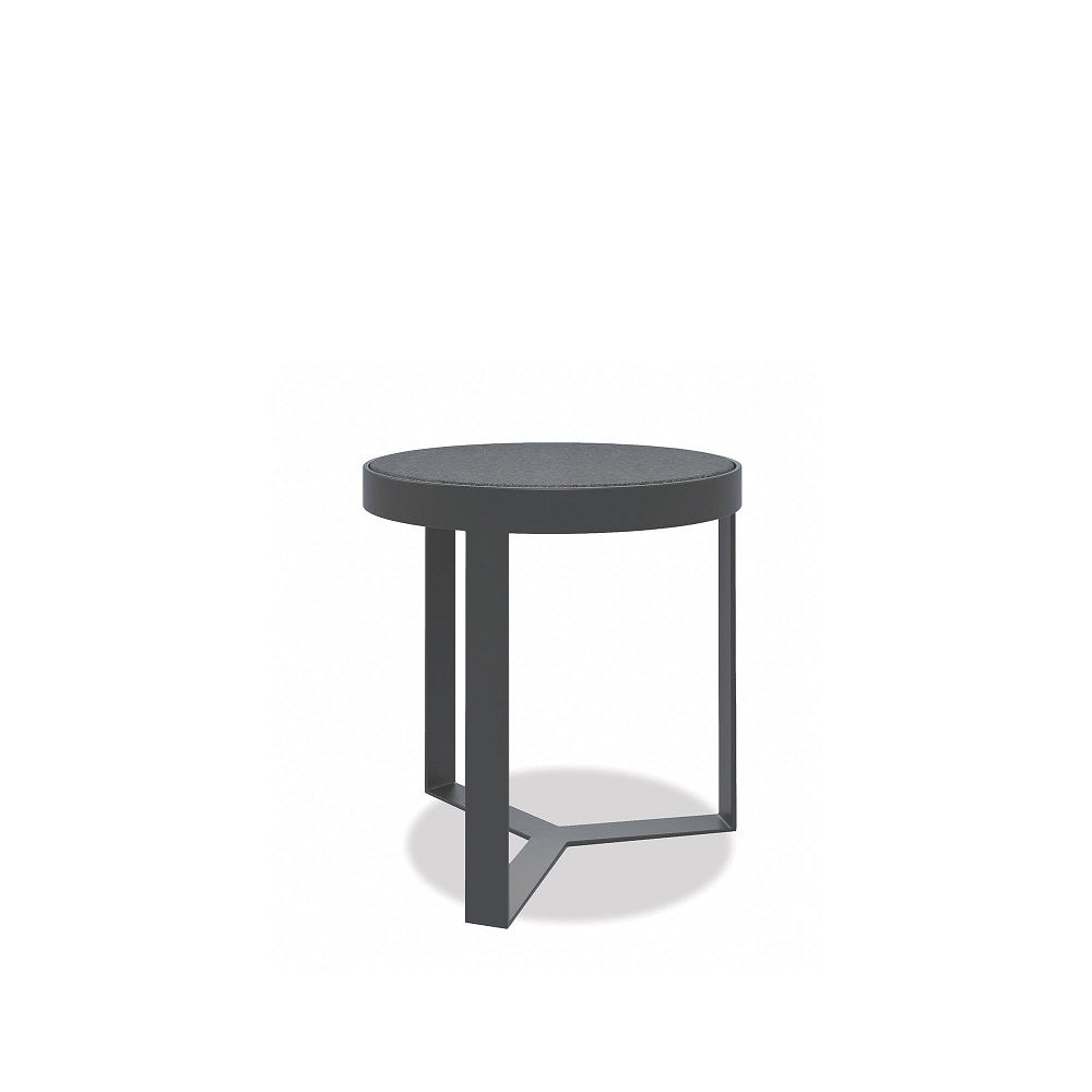 Download 18" Polished Granite Round End Table PDF